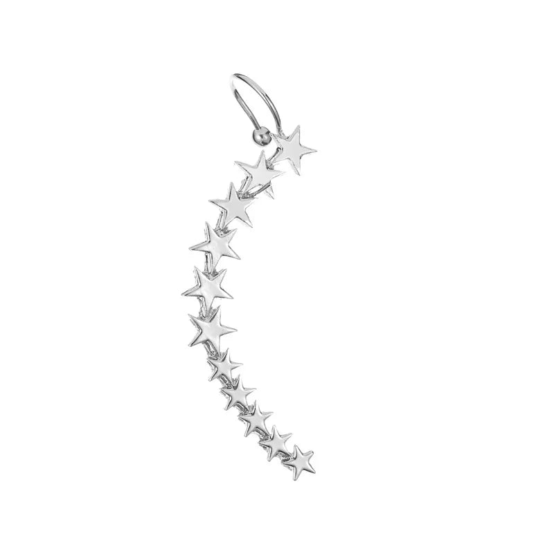 Boucles  d’oreilles Bohemian NO Piercing Crystal Rhinestone Ear Cuff Wrap Stud Clip Earrings For Women Girl Trendy Earrings Jewelry Bijoux