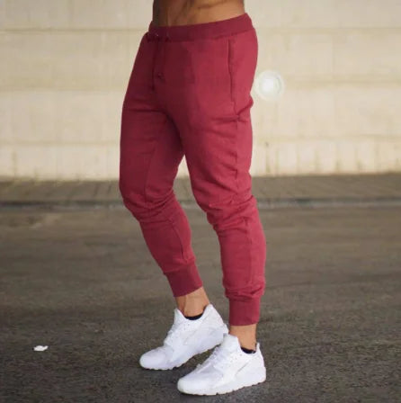 Sweatpants Spring Autumn Cotton Long Pants Jogger Trousers Casual Sports Men's and Women's Fitness Solid Jogging Pants 5 Colors
