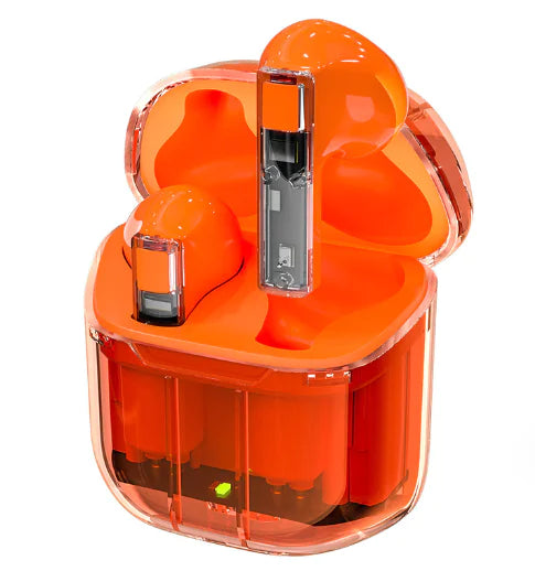 True Wireless Earbuds with Transparent Design (One Set)