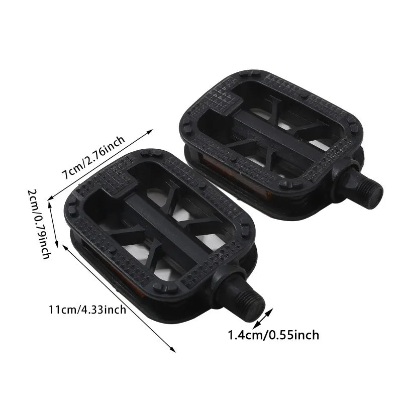 1 Pair Bicycle Pedals Ultralight MTB Road Pedals Bicycle MTB Accessories Foot Pedals Anti-skid Pedals Standard Universal Pedals