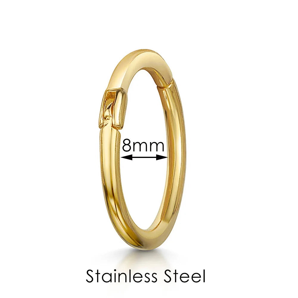 Boucles d’oreilles Ear Cartilage Tragus Helix Piercing Hoop Buckle Earring for Women 1PC Stacking Ear Bone Snug Rook Daith Lobe Fashion INS Jewelry