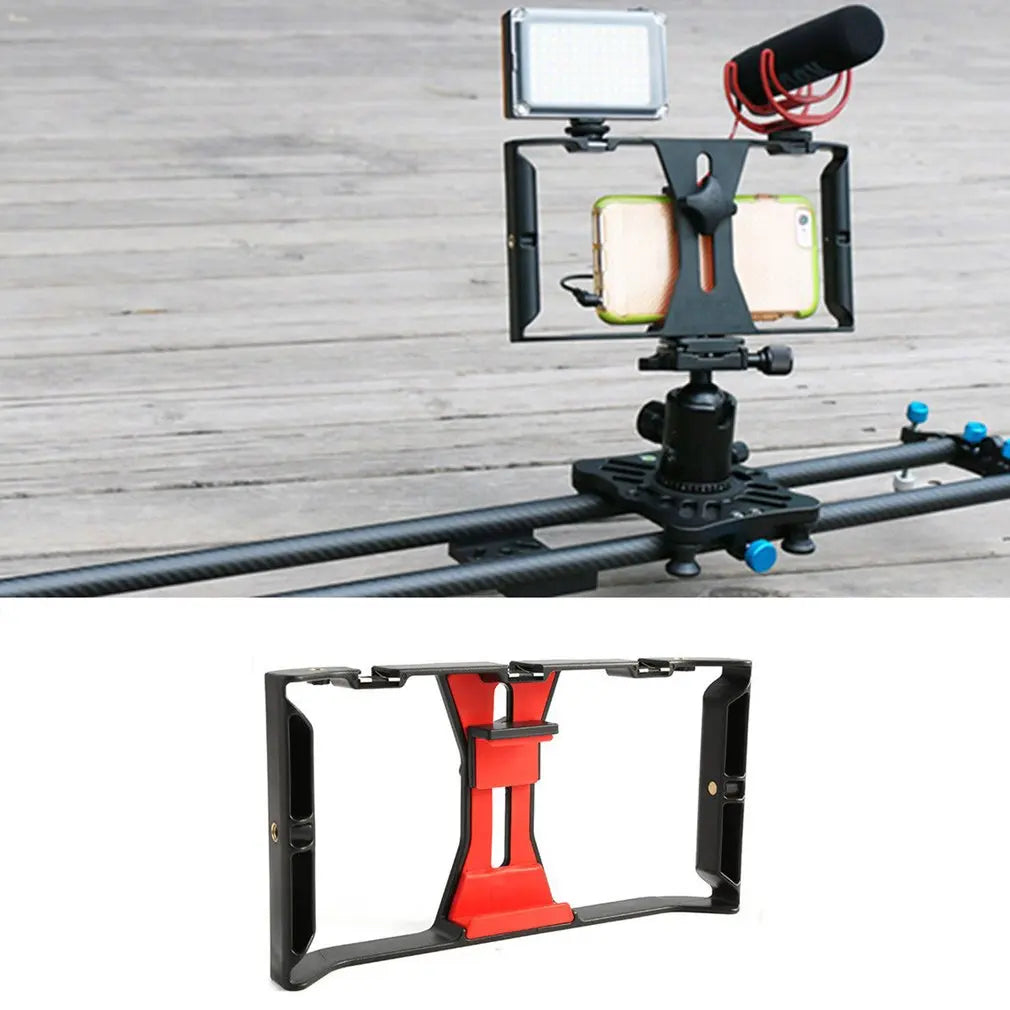Phone Stabilizer Smartphone Video Case Phone Rig Handheld Cellphone Stabilizer for Live Stream Youtube Mobile Stabilizer