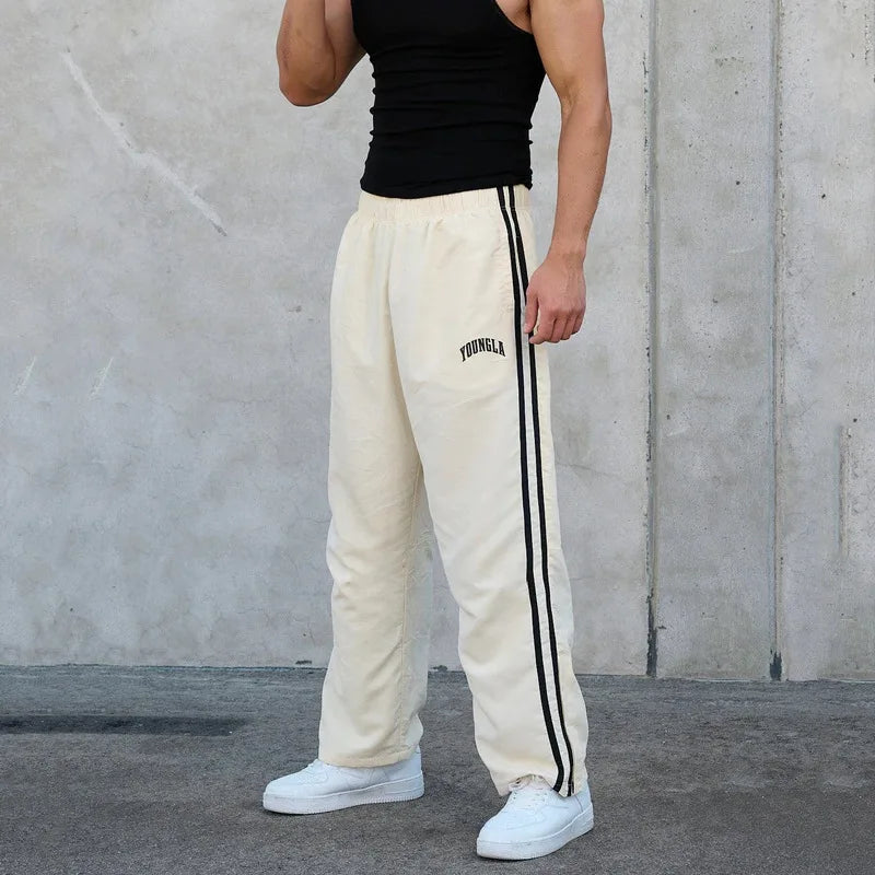 Men's Sweatpants New Autumn Winter New Sports Fitness Casual Pant joggers Gym Running Training Pants Mid Waist Drawstring Pants
