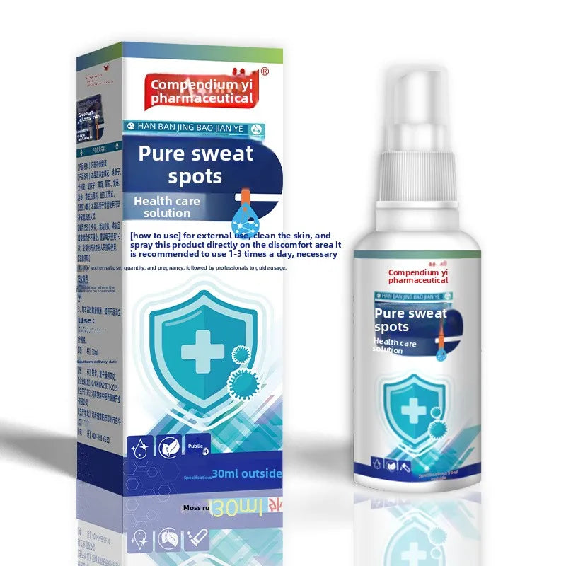 Sweat Stain Remover Spray - Odor Neutralizing Body Mist for Freshness & White Mark Prevention Skin Brightening Formula