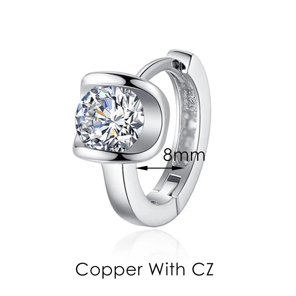 Boucles d’oreilles Ear Cartilage Tragus Helix Piercing Hoop Buckle Earring for Women 1PC Stacking Ear Bone Snug Rook Daith Lobe Fashion INS Jewelry