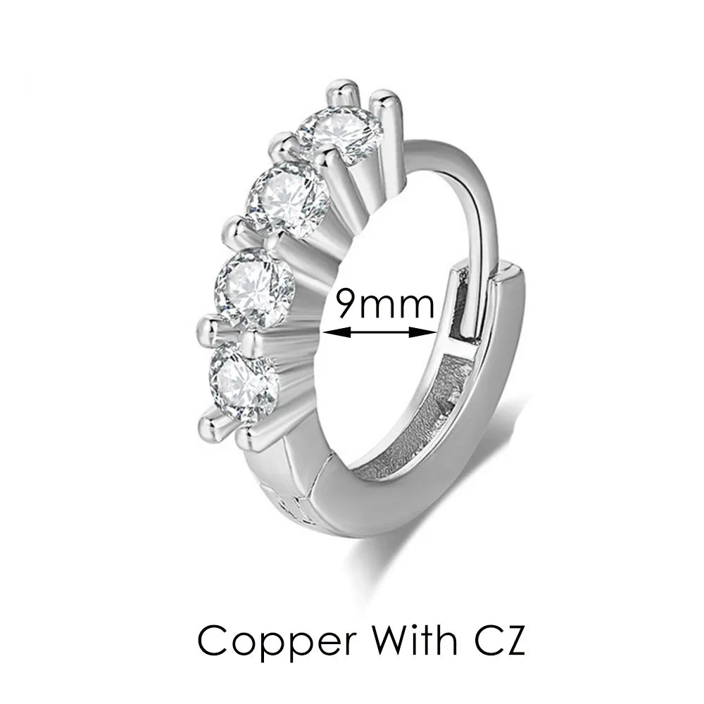 Boucles d’oreilles Ear Cartilage Tragus Helix Piercing Hoop Buckle Earring for Women 1PC Stacking Ear Bone Snug Rook Daith Lobe Fashion INS Jewelry