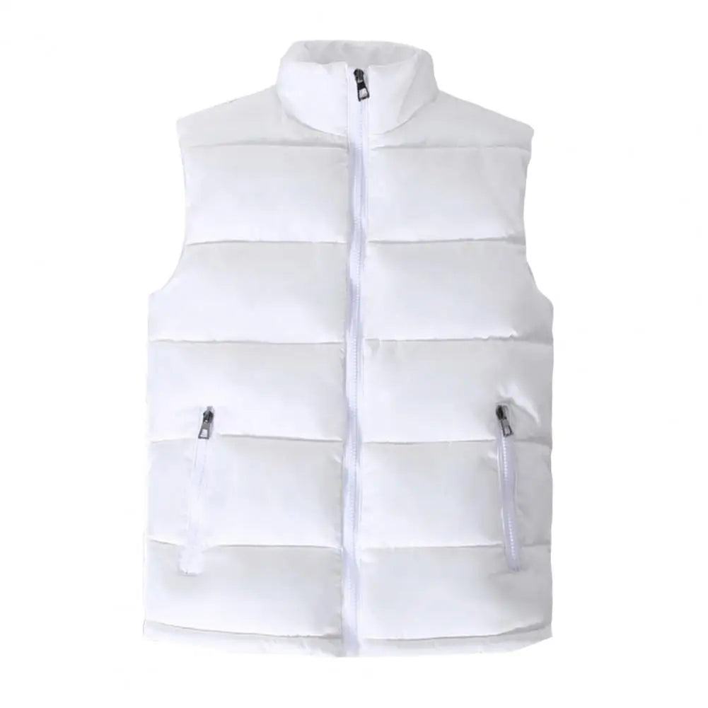 Trendy Vest Coat  Thickened Wear-resistant Waistcoat  Washable Slim Fit Vest
