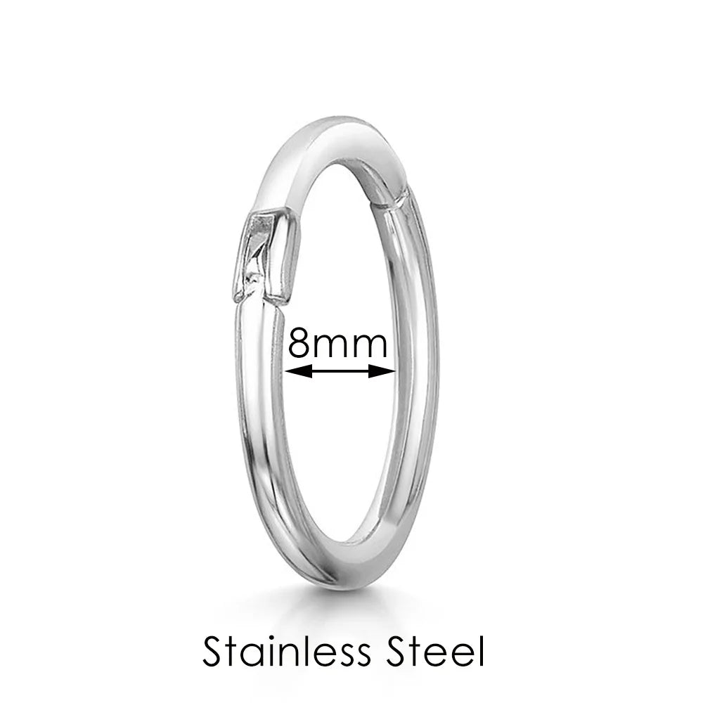 Boucles d’oreilles Ear Cartilage Tragus Helix Piercing Hoop Buckle Earring for Women 1PC Stacking Ear Bone Snug Rook Daith Lobe Fashion INS Jewelry