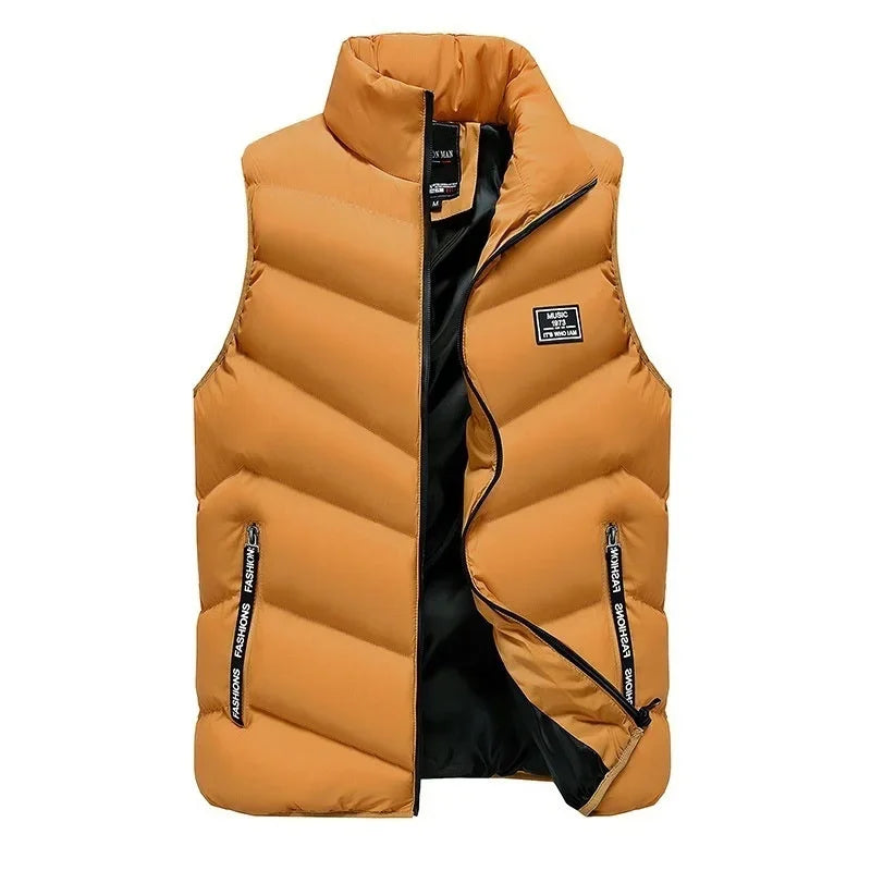 Clothing Vest Mens Waistcoat Autumn Warm Sleeveless Jacket Male Winter Casual Vests Big Size Veste Homme Sportwear Outwear