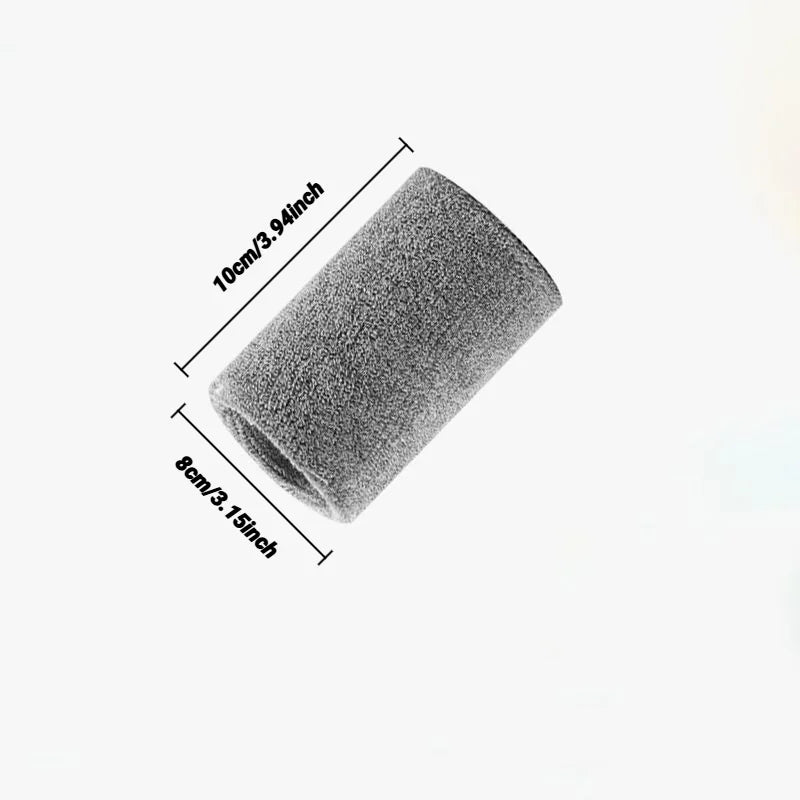 6Pcs Sweat Absorption Sports Wristband Moisture Wicking Wrist Guard For Tennis Basketball Running Sweatbands Bands Absorbent