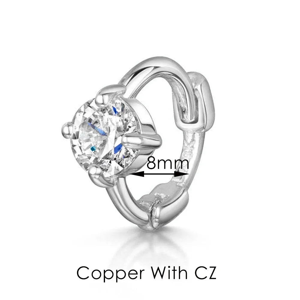 Boucles d’oreilles Ear Cartilage Tragus Helix Piercing Hoop Buckle Earring for Women 1PC Stacking Ear Bone Snug Rook Daith Lobe Fashion INS Jewelry