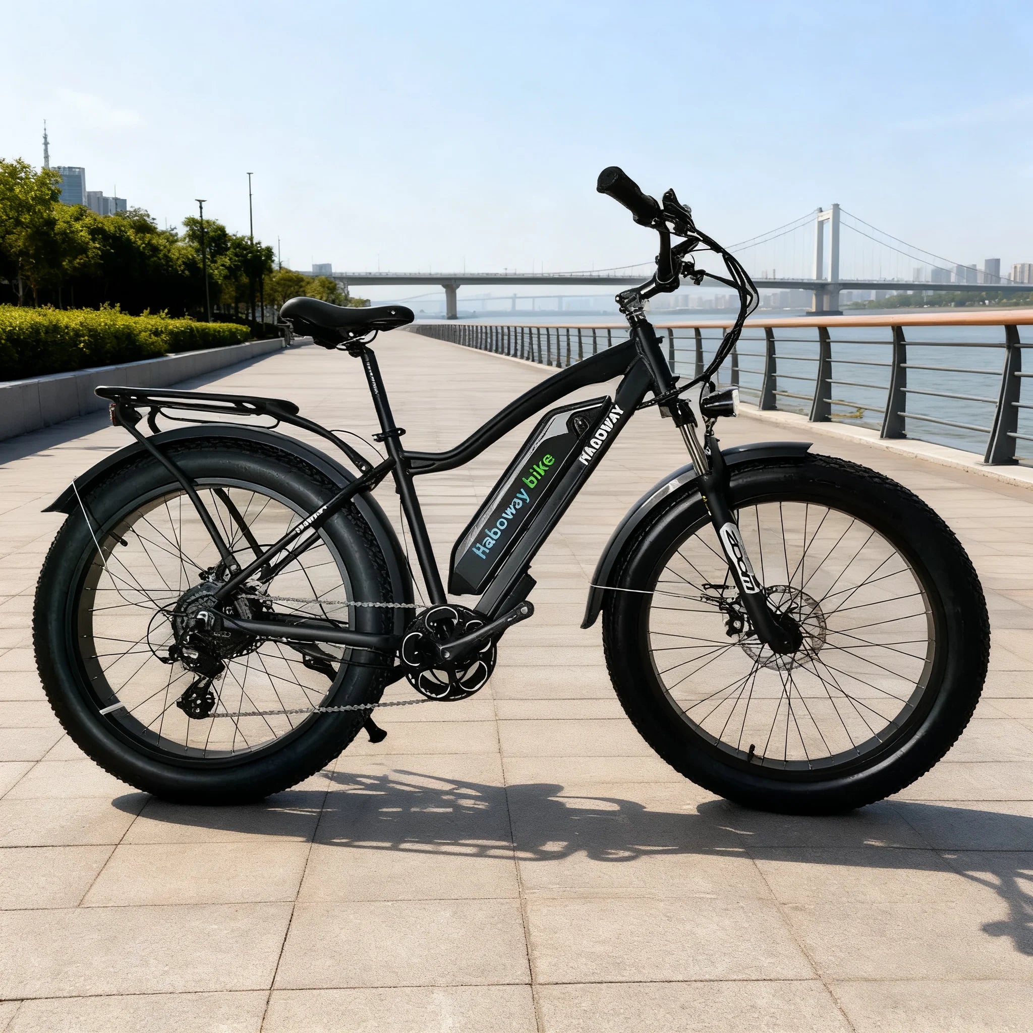 Electric bicycle is equipped with a 1000W powerful motor and 48V15AH safety battery. The 26-inch E-bike is extremely convenient.