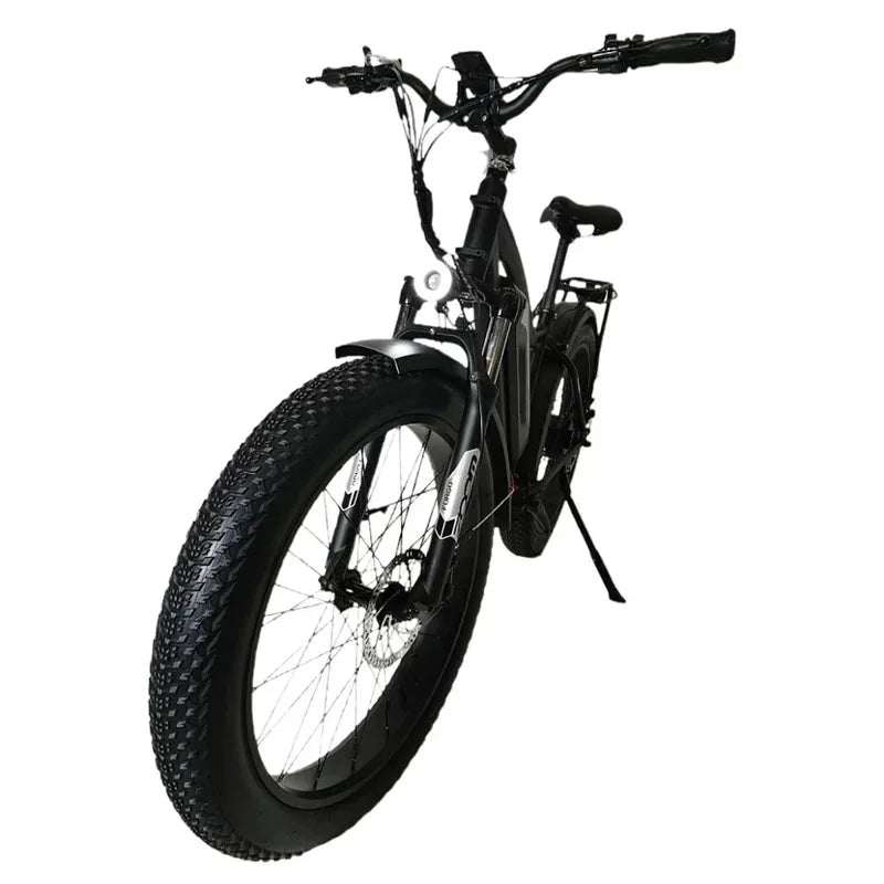 Electric bicycle is equipped with a 1000W powerful motor and 48V15AH safety battery. The 26-inch E-bike is extremely convenient.