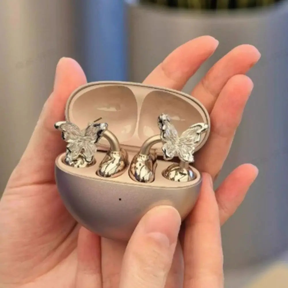 DIY Headphone Diameter Buckle Zircon Rotatable Headphone Decoration Clip Easy to Install Removeable Earbud Accessories