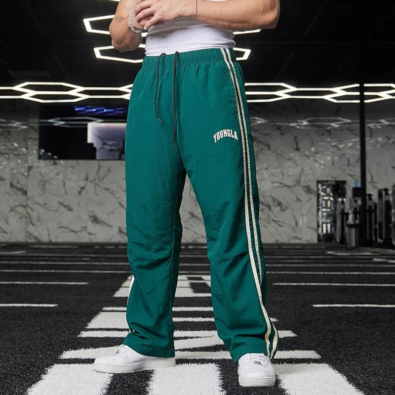 Men's Sweatpants New Autumn Winter New Sports Fitness Casual Pant joggers Gym Running Training Pants Mid Waist Drawstring Pants