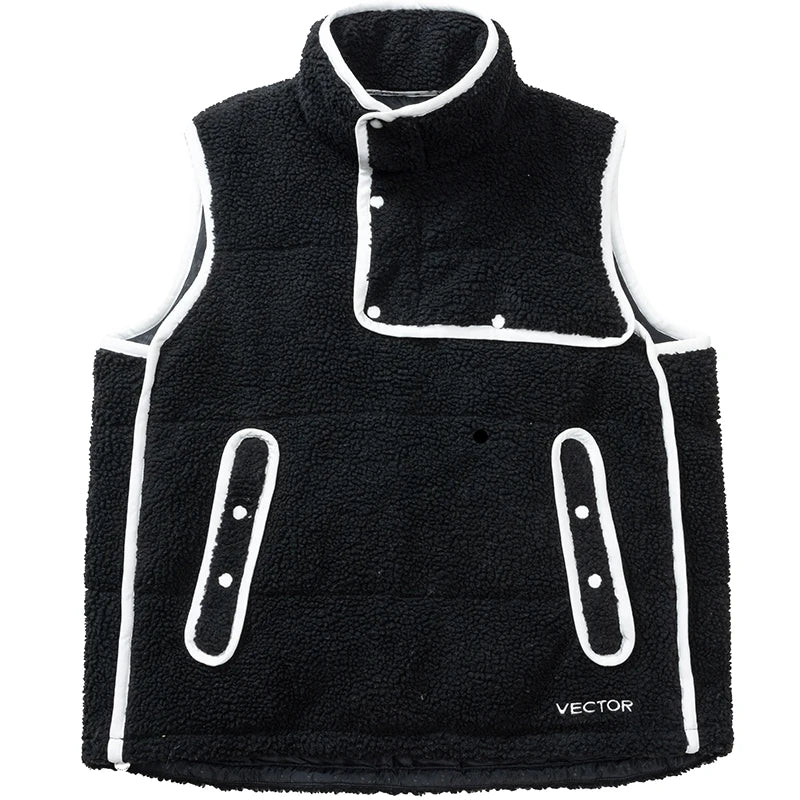 VECTOR Lamb Wool and Cotton Vest Skin Friendly Heat Gathering Lightweight and Temperature Locking Indoor and Outdoor Skiing