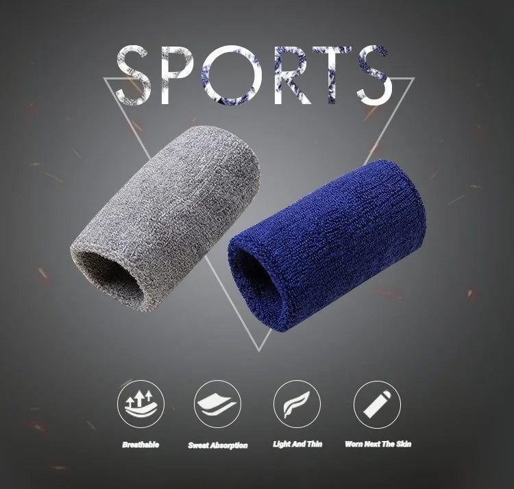 6Pcs Sweat Absorption Sports Wristband Moisture Wicking Wrist Guard For Tennis Basketball Running Sweatbands Bands Absorbent