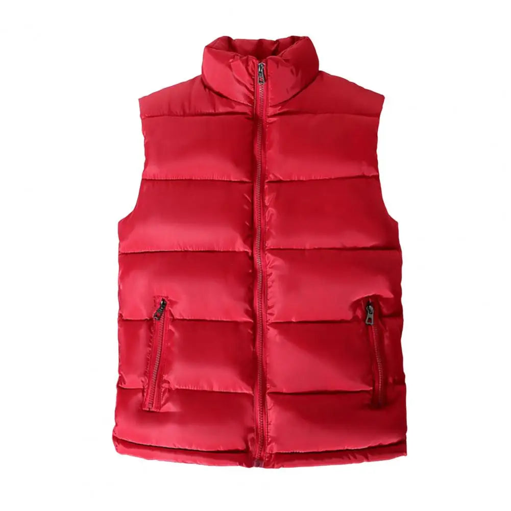 Trendy Vest Coat  Thickened Wear-resistant Waistcoat  Washable Slim Fit Vest
