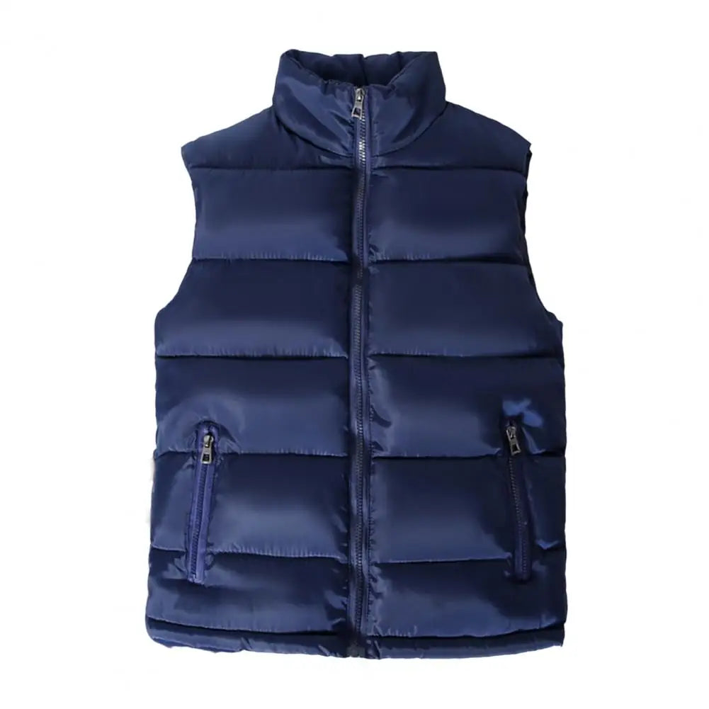 Trendy Vest Coat  Thickened Wear-resistant Waistcoat  Washable Slim Fit Vest