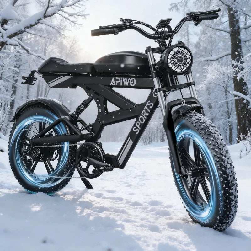 20-inch E-Bike mountain off-road cycling bicycle with 1000W powerful motor 48V-20ah energy-saving battery urban electric bicycle