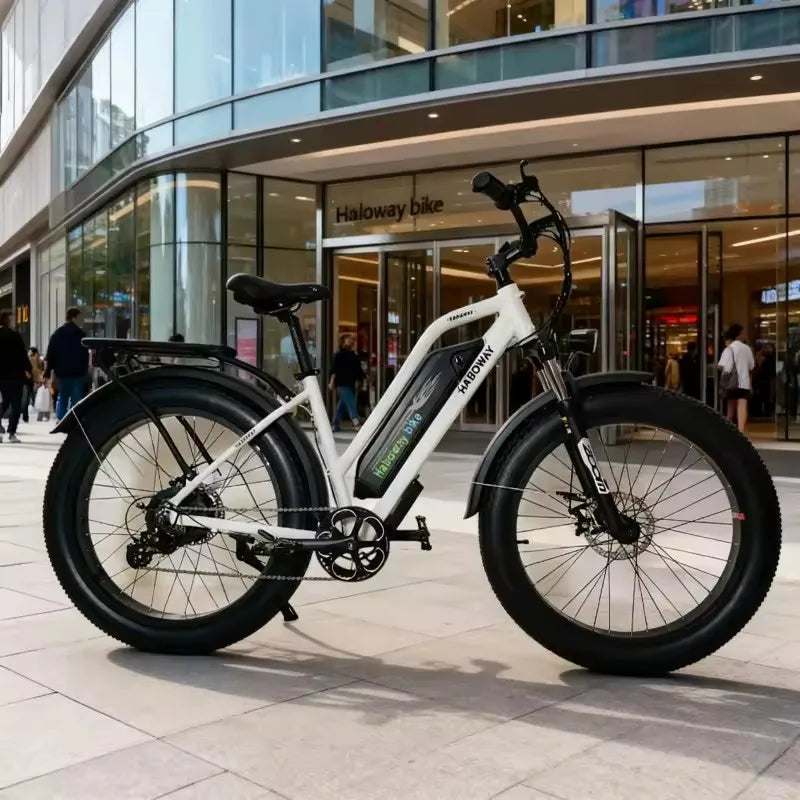 Electric bicycle is equipped with a 1000W powerful motor and 48V15AH safety battery. The 26-inch E-bike is extremely convenient.