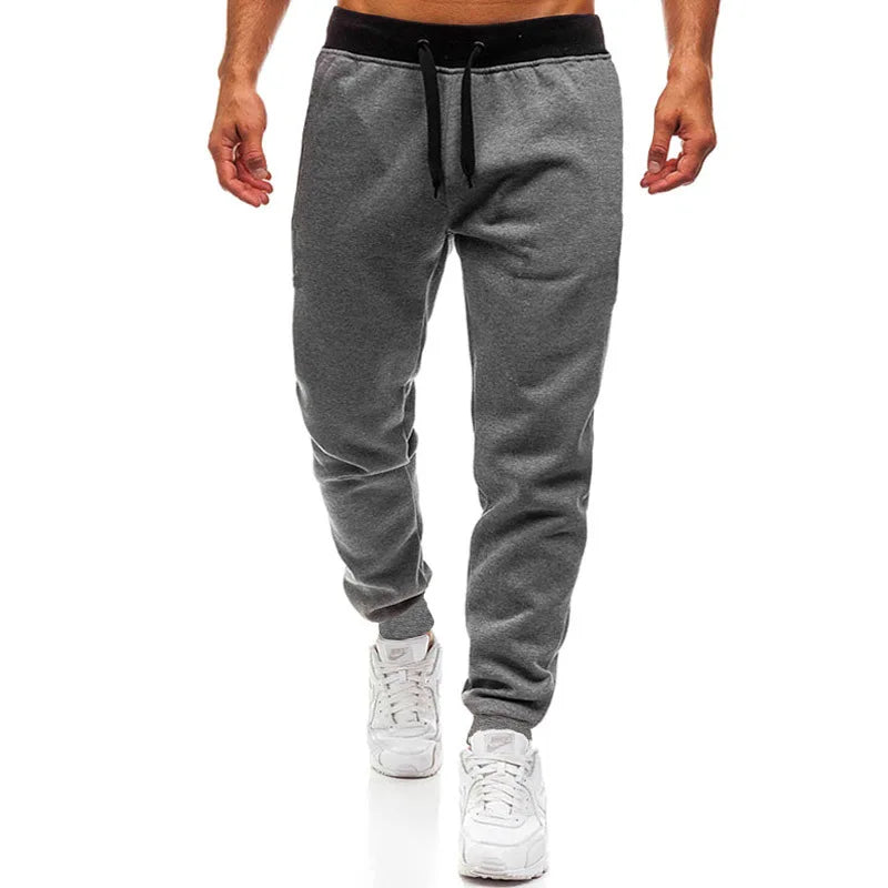 Sweatpants Spring Autumn Cotton Long Pants Jogger Trousers Casual Sports Men's and Women's Fitness Solid Jogging Pants 5 Colors