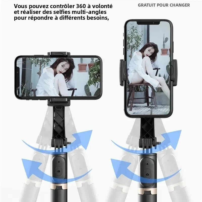 Handheld Gimbal Stabilisateur Estabilizador Selfie Stick Smartphone Action Kameralar Bluetooth Tripod For Live Broadcast