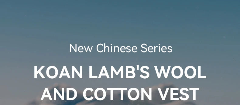 VECTOR Lamb Wool and Cotton Vest Skin Friendly Heat Gathering Lightweight and Temperature Locking Indoor and Outdoor Skiing