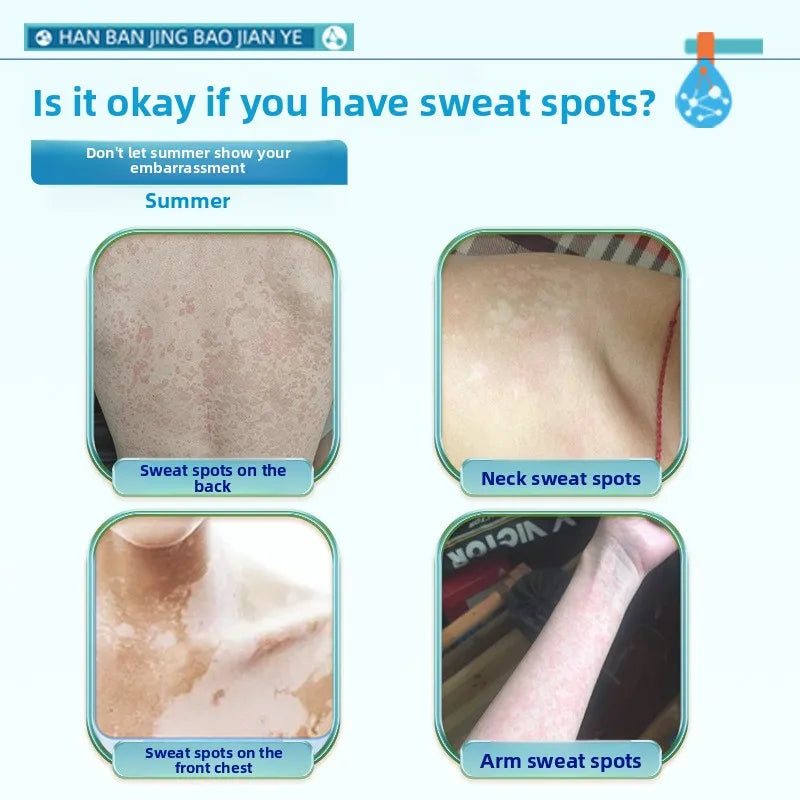 Sweat Stain Remover Spray - Odor Neutralizing Body Mist for Freshness & White Mark Prevention Skin Brightening Formula