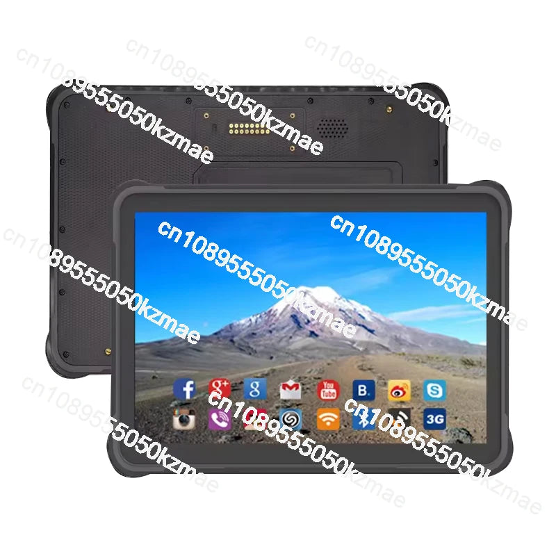 Industrial 5G Smart Tablet PC with IP65 Waterproof Drop-proof Android 10 8G RAM 256G ROM Octa Core Processor LED Backlight WiFi