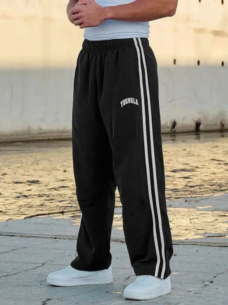 Men's Sweatpants New Autumn Winter New Sports Fitness Casual Pant joggers Gym Running Training Pants Mid Waist Drawstring Pants