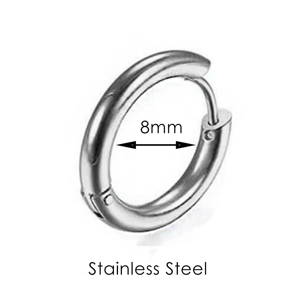 Boucles d’oreilles Ear Cartilage Tragus Helix Piercing Hoop Buckle Earring for Women 1PC Stacking Ear Bone Snug Rook Daith Lobe Fashion INS Jewelry