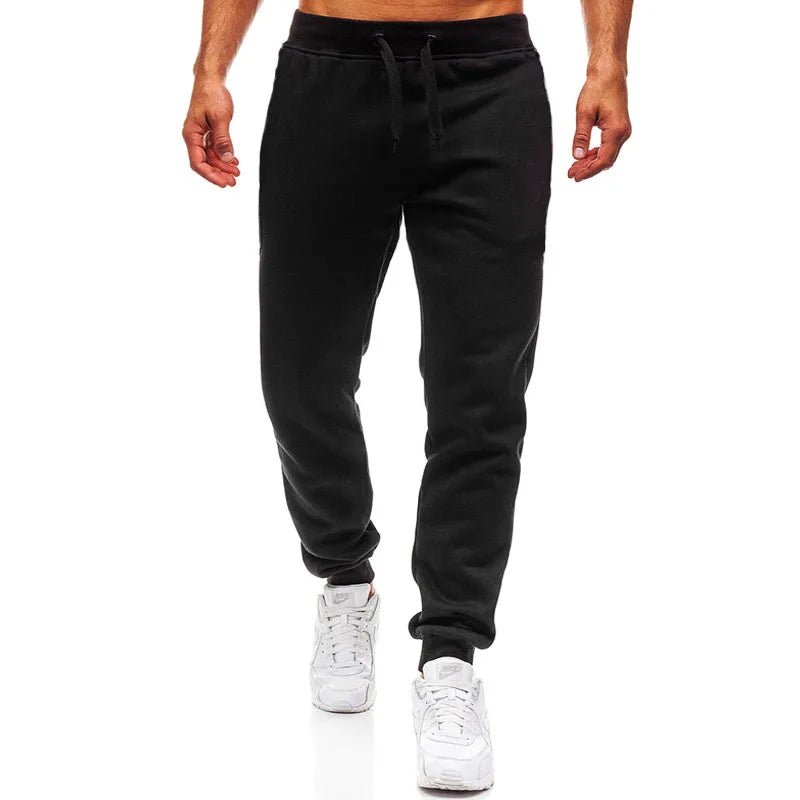 Sweatpants Spring Autumn Cotton Long Pants Jogger Trousers Casual Sports Men's and Women's Fitness Solid Jogging Pants 5 Colors
