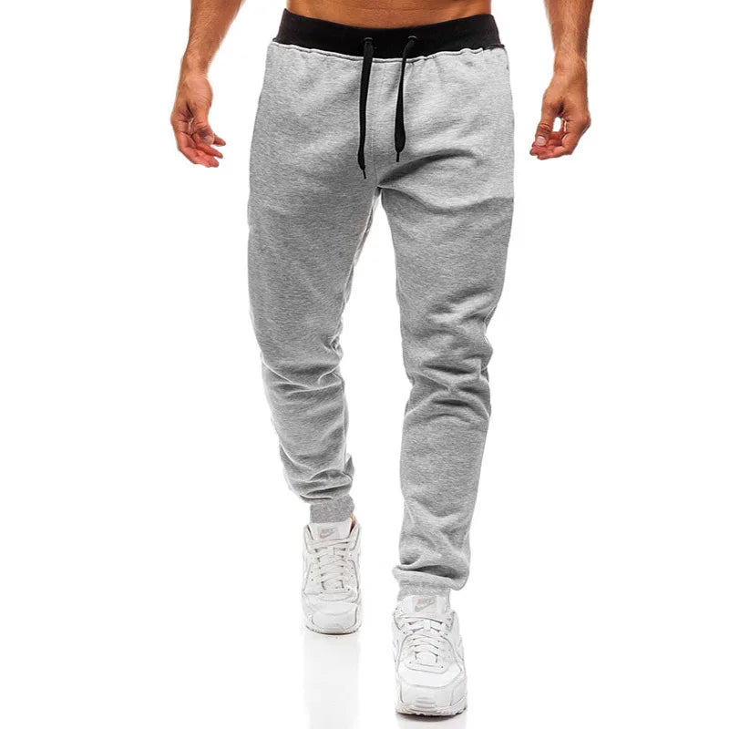 Sweatpants Spring Autumn Cotton Long Pants Jogger Trousers Casual Sports Men's and Women's Fitness Solid Jogging Pants 5 Colors