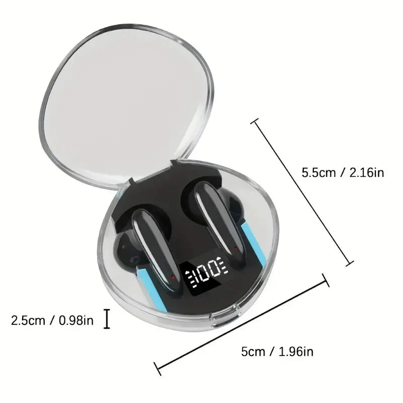 Premium Wireless Earbuds with RGB Charging Case